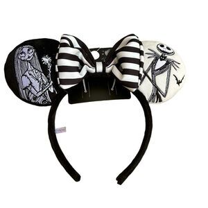 Disney Black and White Striped Headband